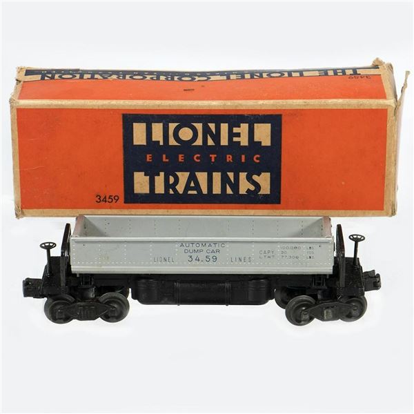 Lionel Postwar 3459 Aluminum, Blue Lettering with box.
