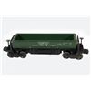 Image 2 : Lionel Postwar 3459 Green with white lettering Automatic Dumping Ore Car with original box.