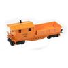 Image 2 : Lionel Postwar 6119-25 Work Caboose. Flat Orange frame. Original box.