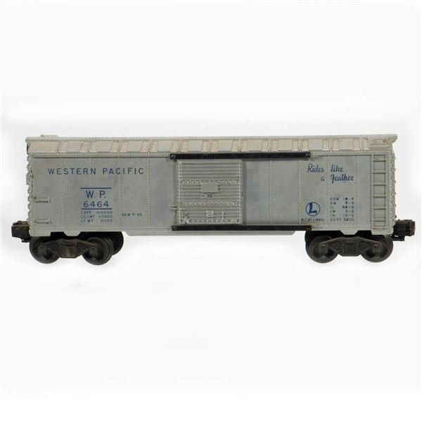 Lionel 6464-1 Silver Western Pacific Box Car