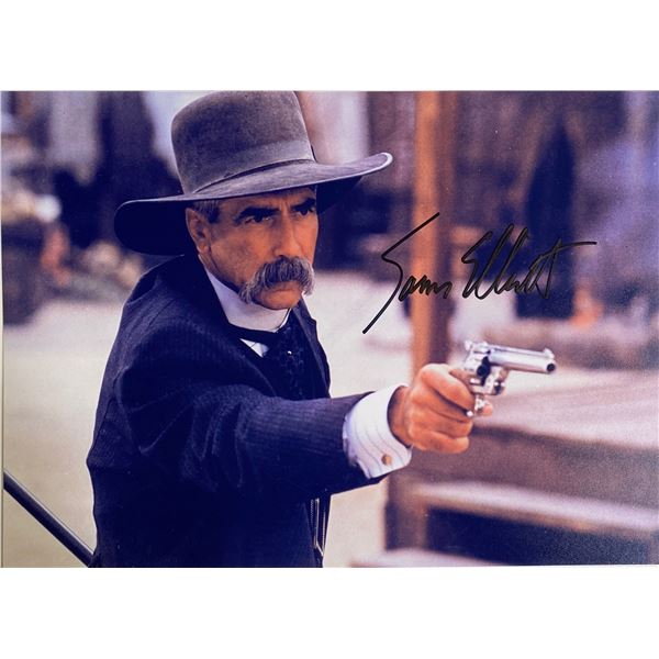 Autograph Signed Tombstone Sam Elliott Photo