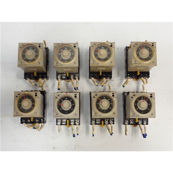 Lot Of (8) Omron Switches
