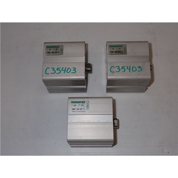 (3) Numatics # PEMO 050/025 G Cylinders