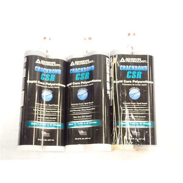 (3) Adhesives Technology CrackBond CRS Rapid Cure Polyurethane Packs