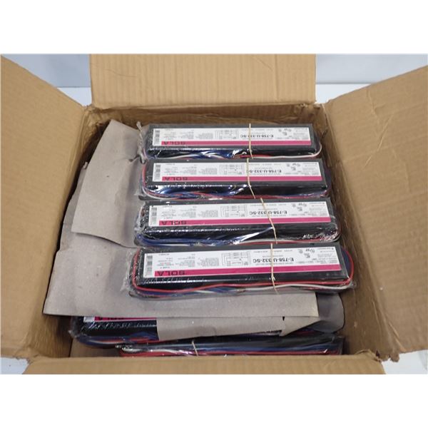 Lot of (17) NEW - Sola #E-758-U-332-SC Instant Start Electronic Ballasts