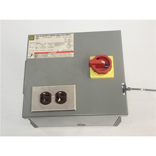 Square D # Class 9070 Transformer Disconnect