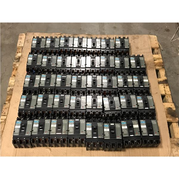 Lot of Fuji Electric Circuit Breakers