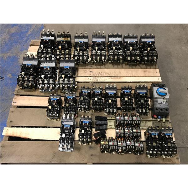 Lot of Allen Bradley Contactors / Circuit Breakers