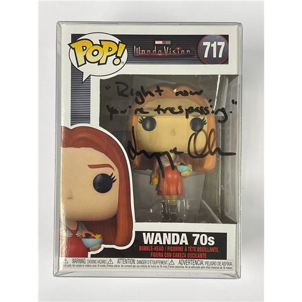 JSA Signed Scarlet Witch Funko Pop