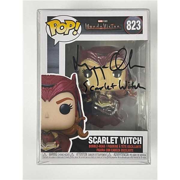 JSA Signed Scarlet Witch Funko Pop