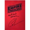 Image 1 : Star Wars Empire Strikes Back  Autograph Signed Script Cover