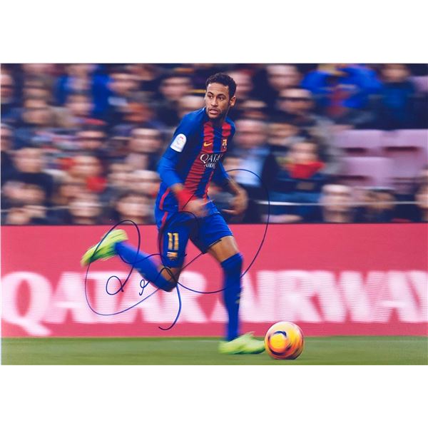Neymar  Autograph Signed Photo