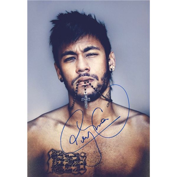 Neymar  Autograph Signed Photo