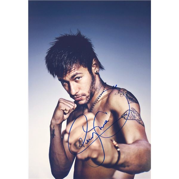 Neymar  Autograph Signed Photo