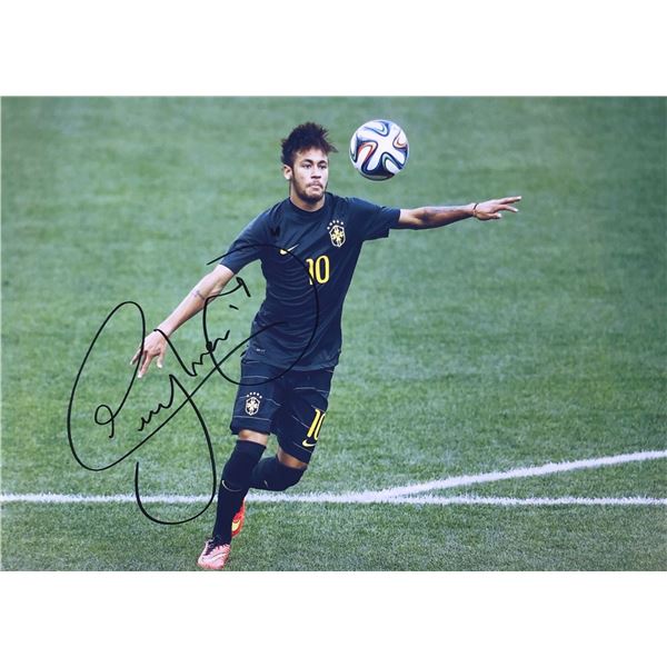 Neymar  Autograph Signed Photo