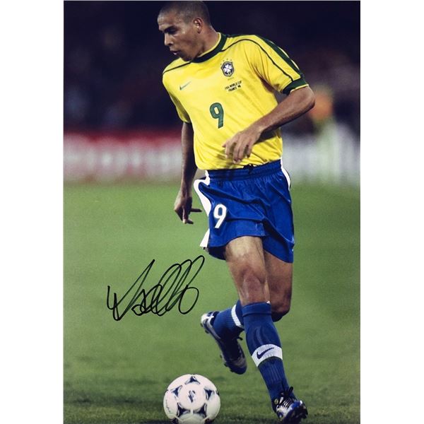 Ronaldo  Autograph Signed Photo