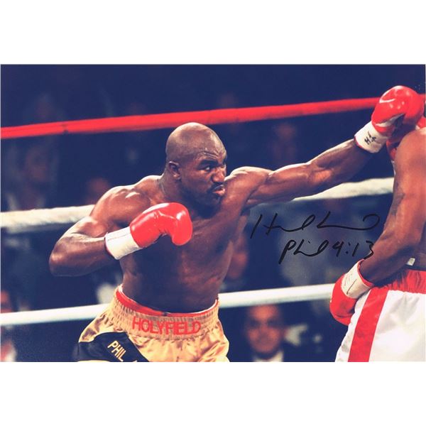Evander Hollyfield  Autograph Signed Photo