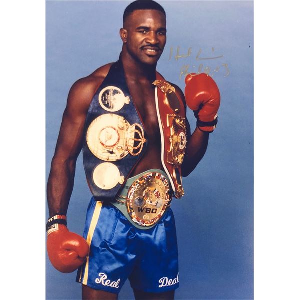 Evander Hollyfield  Autograph Signed Photo
