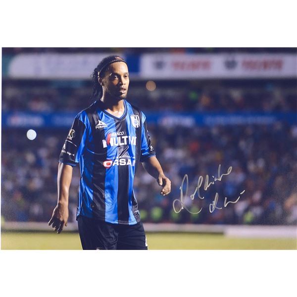 Ronaldinho  Autograph Signed Photo