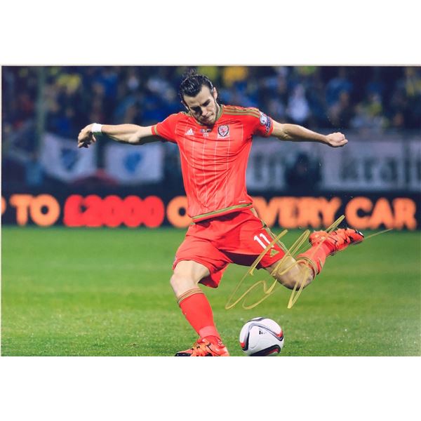 Gareth Bale  Autograph Signed Photo