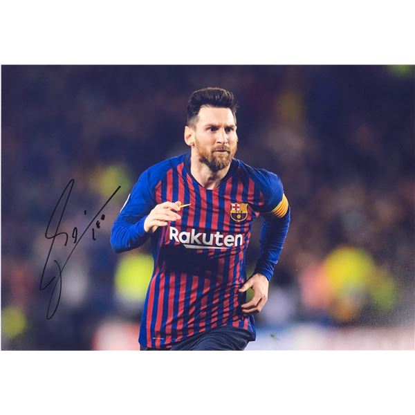 Lionel Messi  Autograph Signed Photo