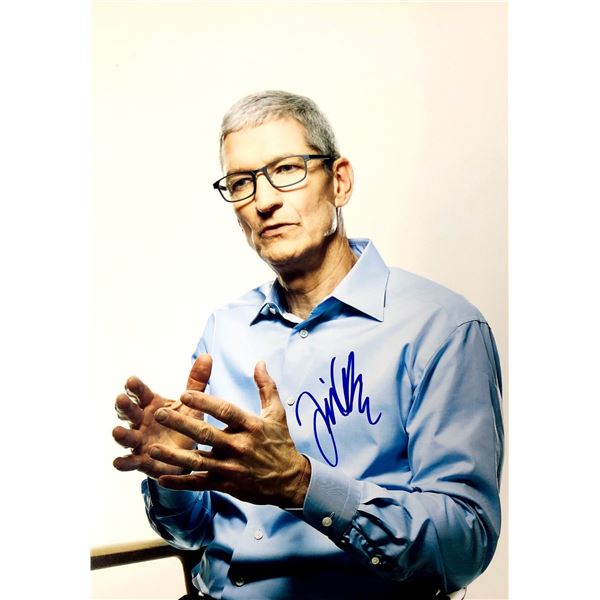 Tim Cook Autograph  Autograph Signed Photo