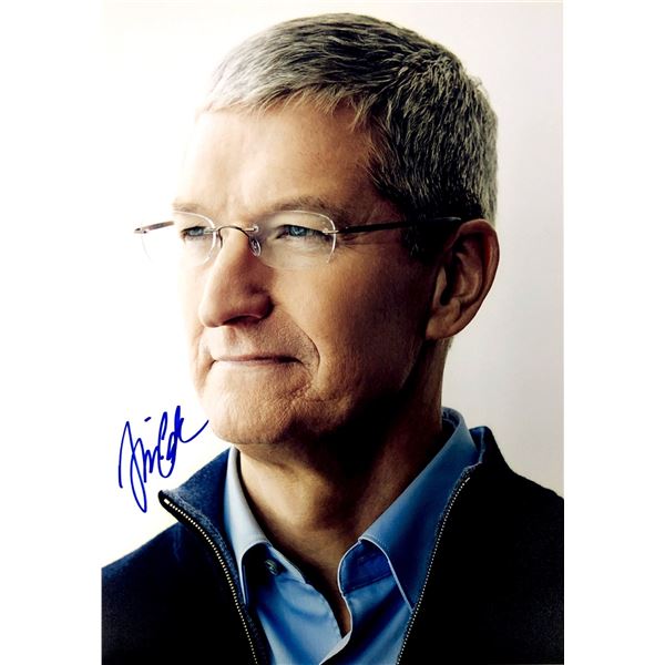 Tim Cook Autograph  Autograph Signed Photo