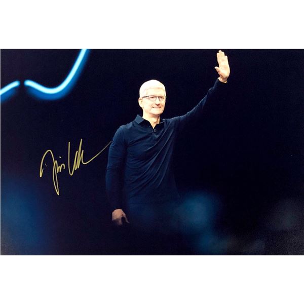 Tim Cook Autograph  Autograph Signed Photo