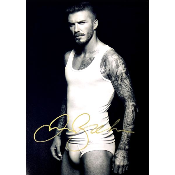 David Beckham Autograph  Autograph Signed Photo