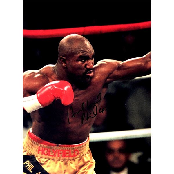 Evander Holyfield Autograph  Autograph Signed Photo