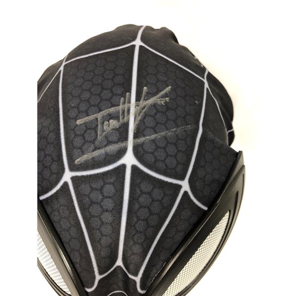 Tom Holland Autographed  Autograph Signed Spiderman Mask
