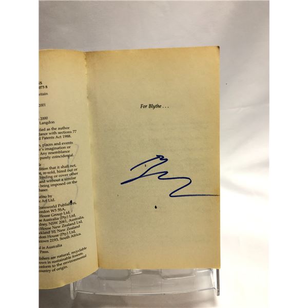 Dan Brown Autograph  Autograph Signed Angels & Demon Book