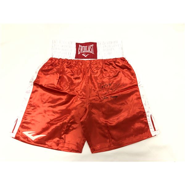 Dolph Lundgren Autograph Signd Boxing Shorts