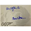 Image 1 : Man With Golden Gun Autograph  Autograph Signed Postcard