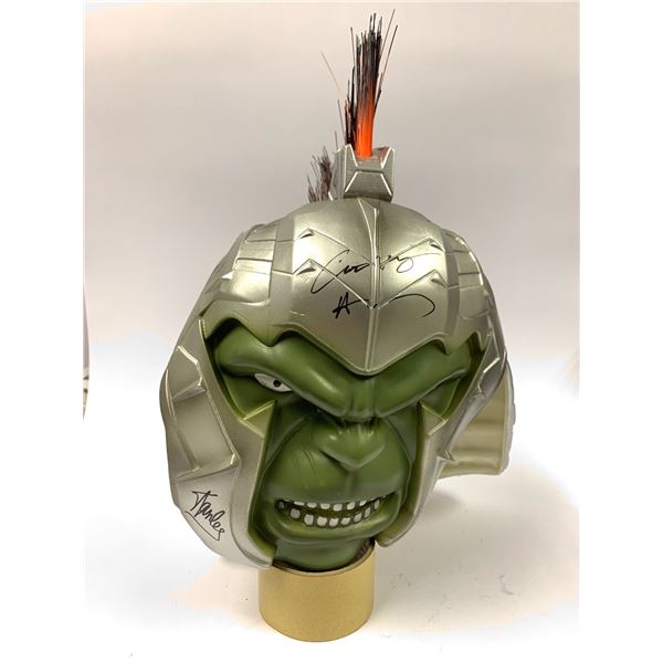 Autograph Signed Thor Ragnokok Hulk Mask