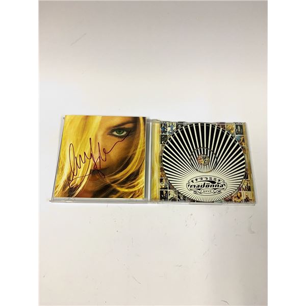Autograph Signed Madonna Greatest Hits CD Album