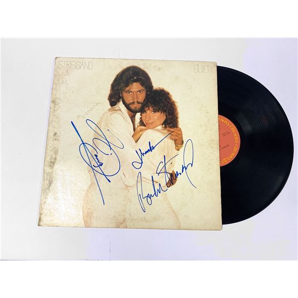 Autographed Guilty Barbra Streisand Vinyl