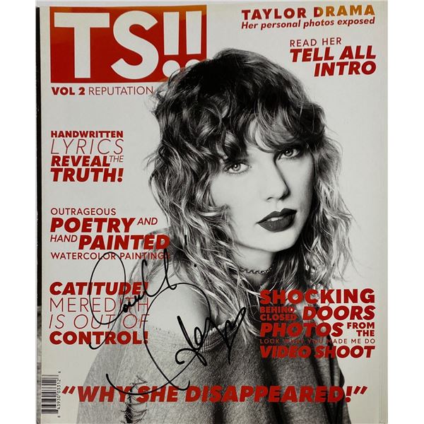 Autograph Signed Taylor Swift Reputation Booklet