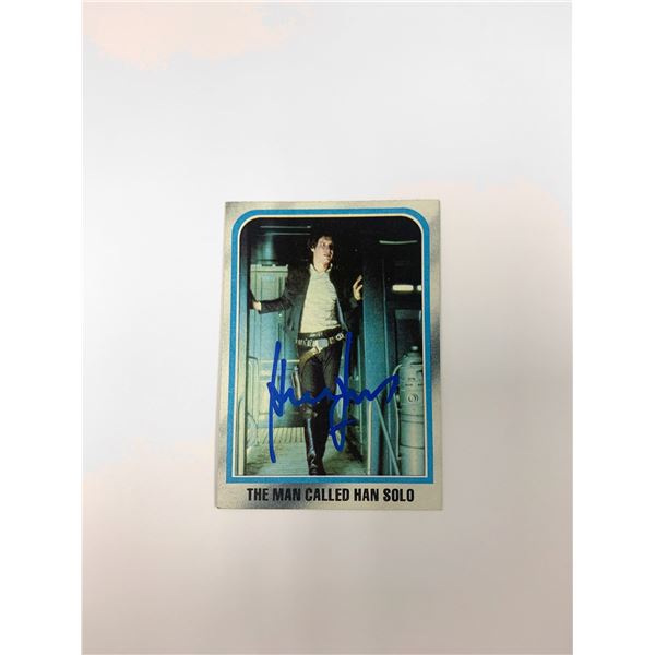 Autograph Signed Star Wars Trading Card