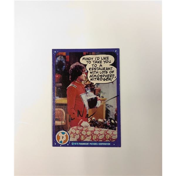 Autograph Signed Mork & Mindy Trading Card