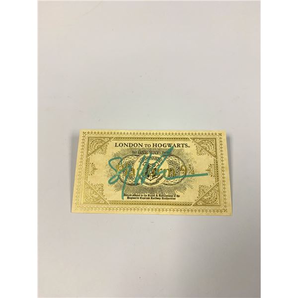 Autograph Signed Gary Oldman Train Ticket