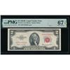 Image 1 : 1953B $2 Legal Tender Note PMG 67EPQ