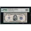 1934B $5 Silver Certificate PMG 65EPQ