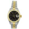 Rolex Ladies Date 18KT Yellow Gold & Steel Watch