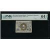 Image 1 : 10 Cent Second Issue Fractional PMG 64EPQ