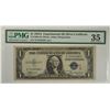 1935A $1 Experimental R Silver Cert PMG 35