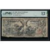 Image 1 : 1896 $5 Educational Silver Cert PMG 12NET