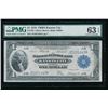 1918 $1 Kansas City FRBN PMG 63EPQ