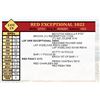 Image 1 : RED EXCEPTIONAL 1022