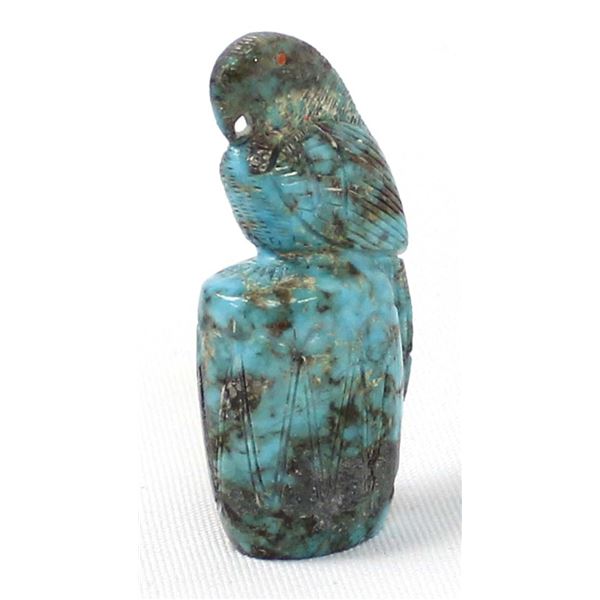 Zuni Turquoise Eagle Fetish by Vince Chavez
